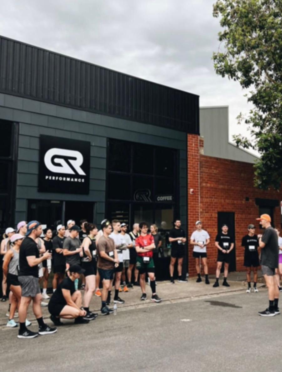 GameReady members gathered outside the building
